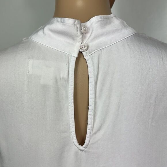 Cloth & Stone Pale Lilac Mock Neck Sleeveless Top Size M - Picture 4 of 10